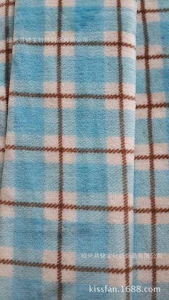 紹興縣健寶針紡織品 現貨格子雙面法蘭絨，優(yōu)質實惠的紡織選擇